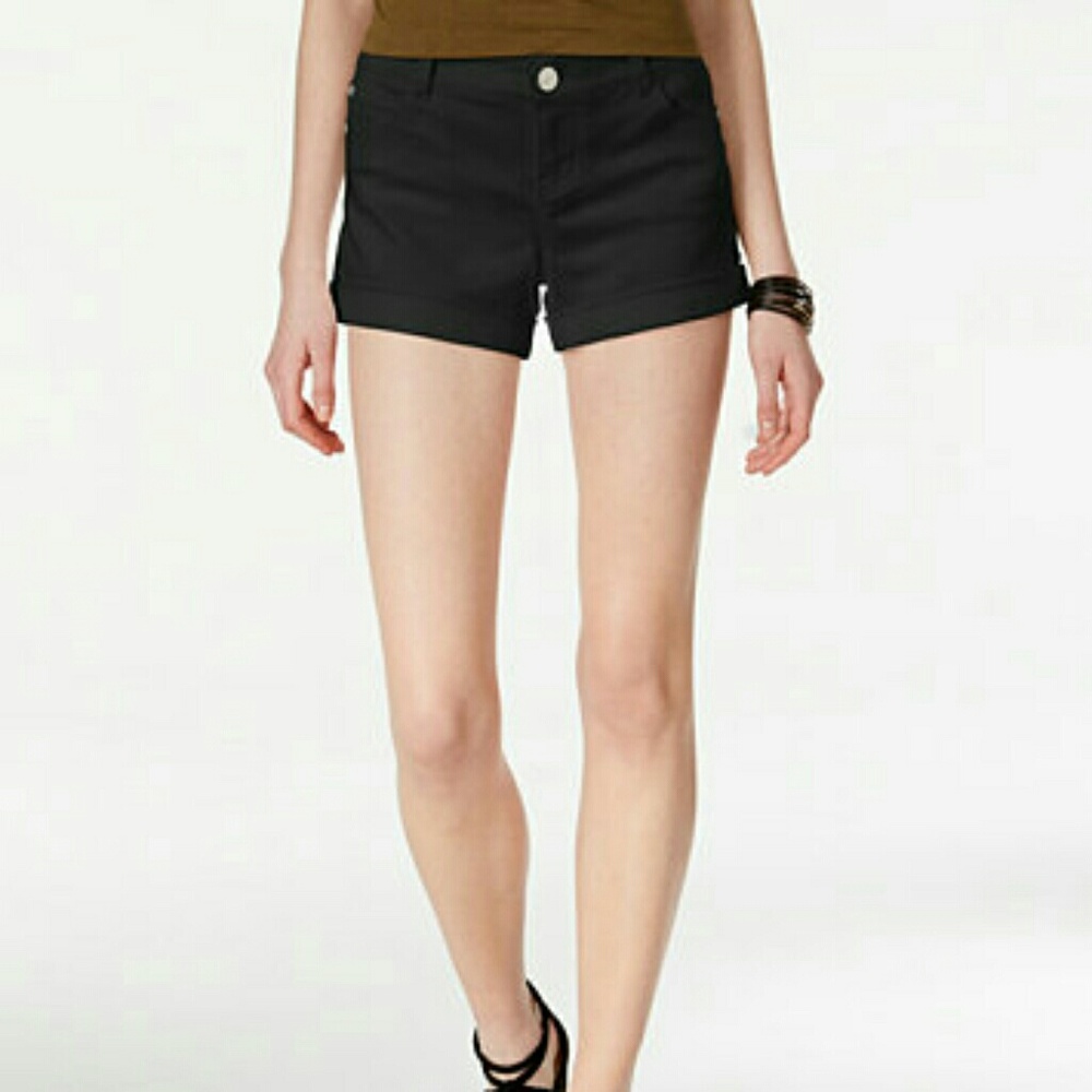 Junior's 3" Cuffed Colored Short